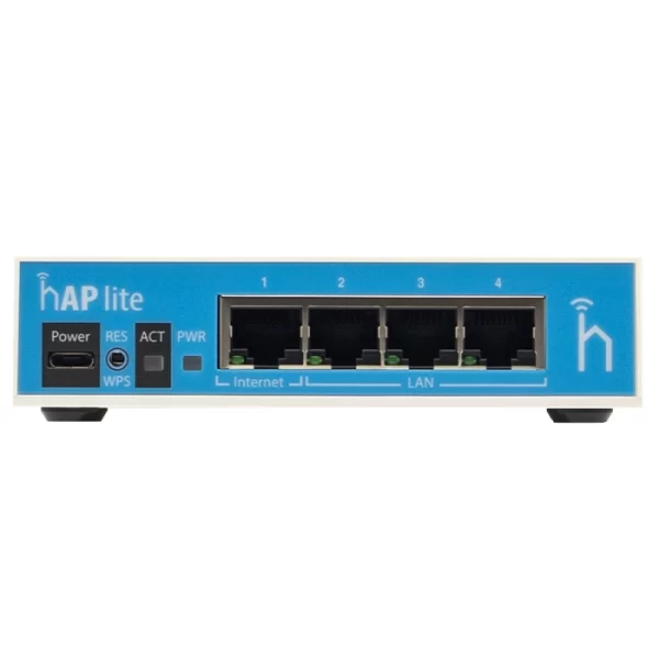 MikroTik hAP Lite 4 Port Ethernet 300Mbps WiFi 4 Router | RB941-2nD