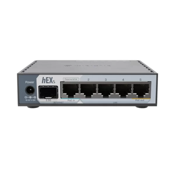 MikroTik hEX S 5 Port Gigabit 1x 2.5G SFP Desktop Router|| E60iUGS
