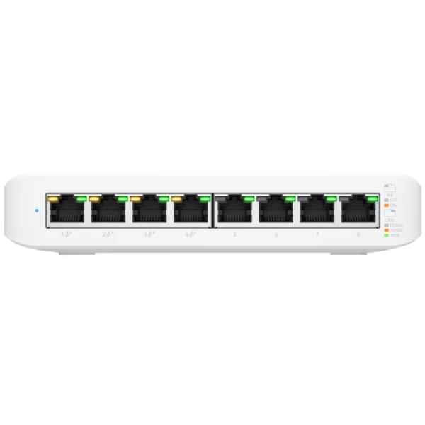 Ubiquiti UniFi Switch Lite 8 Port Gigabit 4PoE 52W | USW-Lite-8-POE