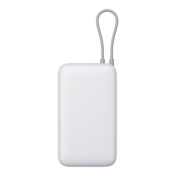 Xiaomi Power Bank 20000mAh (Integrated Cable) – Light Grey